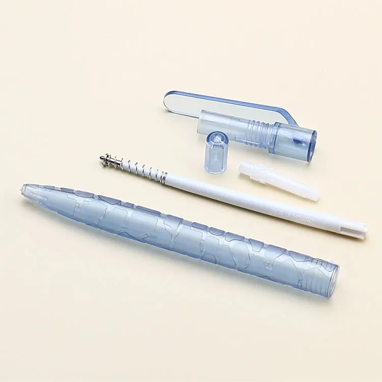 
Supermarket ECO Friendly Recycled Pen Plastic Ballpoint Pen With Custom Logo 