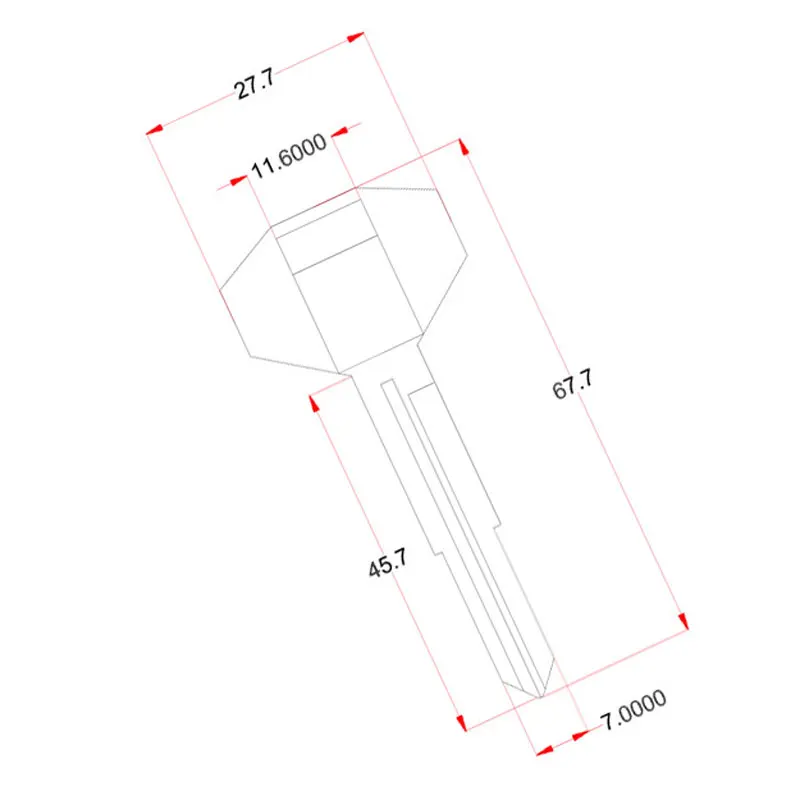 Jiliya transponds universal 59 brass home door key blank key manufactures