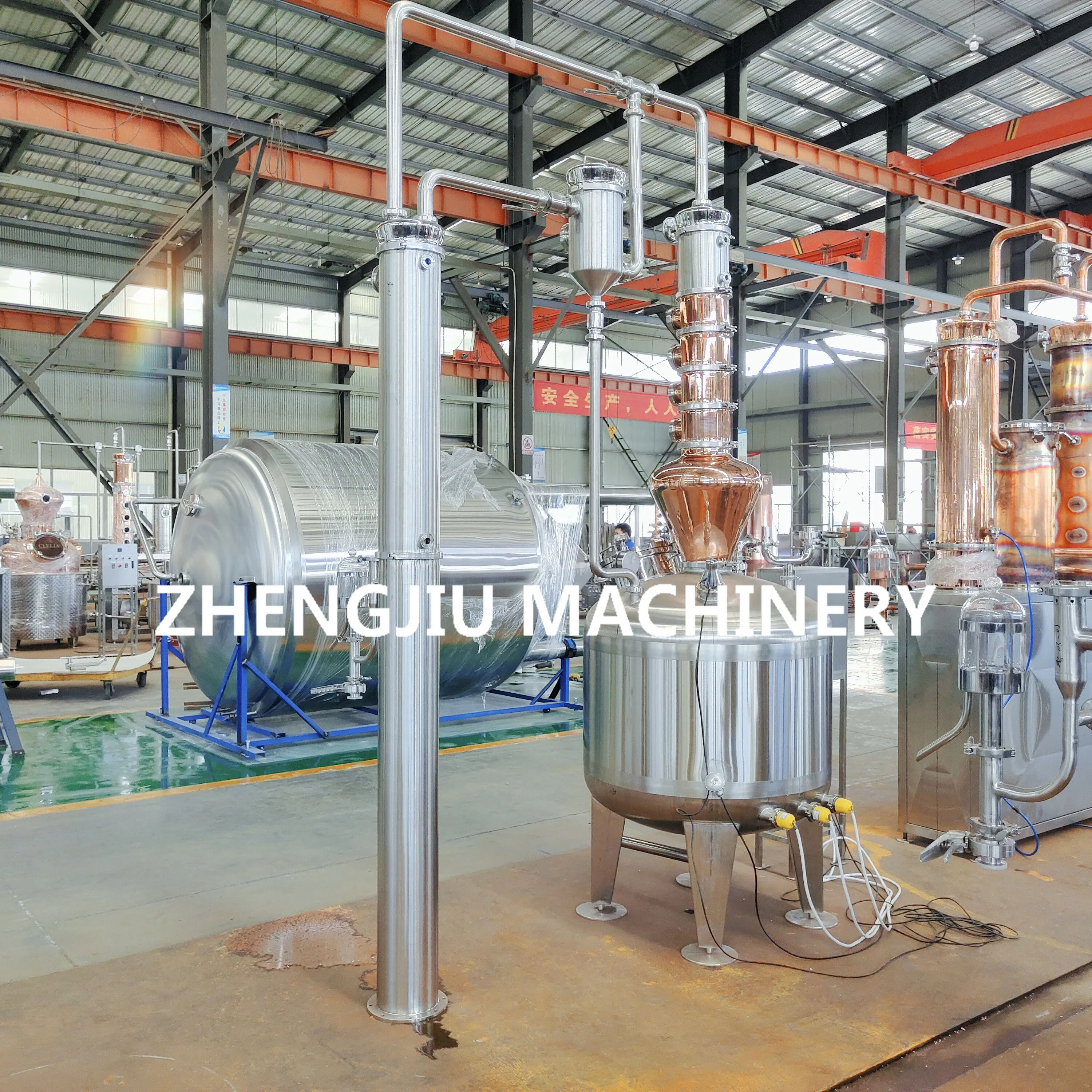 500 liter New Craft 200gallon copper distillation equipment rum brandy vodka whisky distillery alcohol still