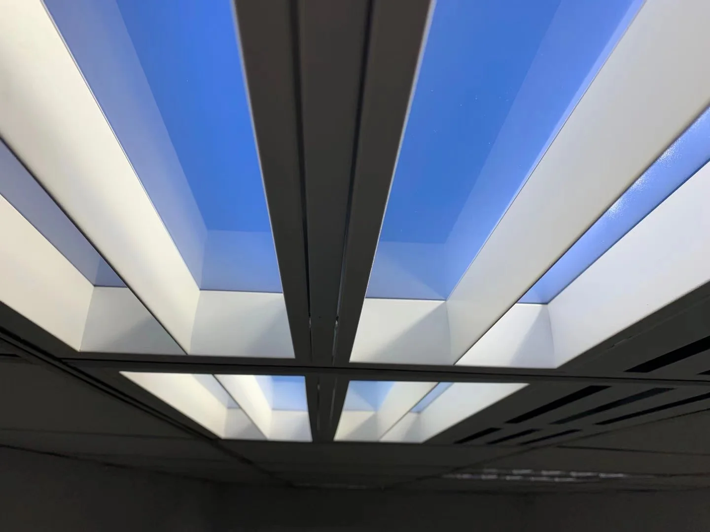 Customized Blue Sky Cloud led Panel Light Blue sky picture LED ceiling panel light for sale