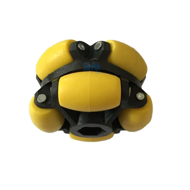 High Quality 50KG Load Bearing 700mm Outside Diameter 2LH-70 Plastic Nylon Robot Omni Wheel