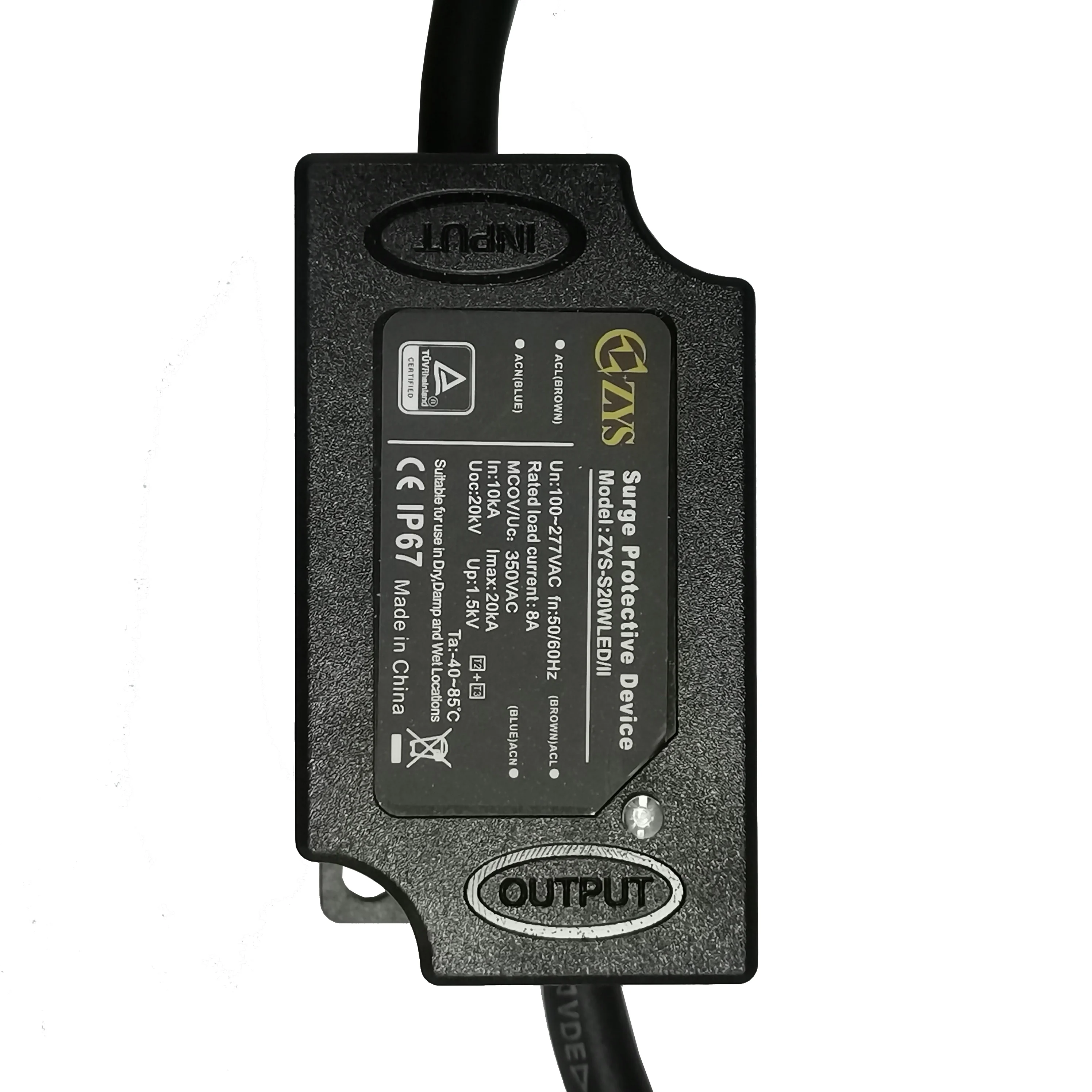 Class II 20kV 20kA Surge Protector SPD Series Connection 5 Years Warranty Protect Process Control Systems