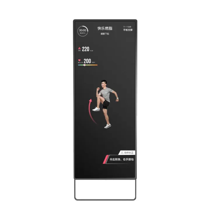 32/43 Inch Touch Screen Magic AI Smart Fitness Mirrors Touch Screen Home Workout Mirror