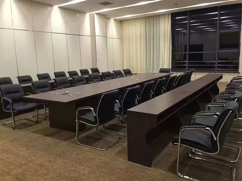 cheap visitor conference room chair with armrest No swivel leather wholesale office funiture without wheels