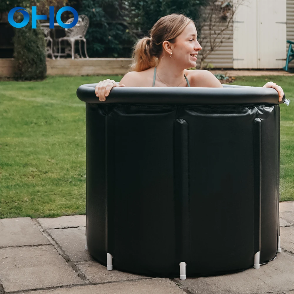 Great pool Portable Spa Pool 3/4/6 Persons Inflatable Hot Tub With Ice Bath Chiller For Sports