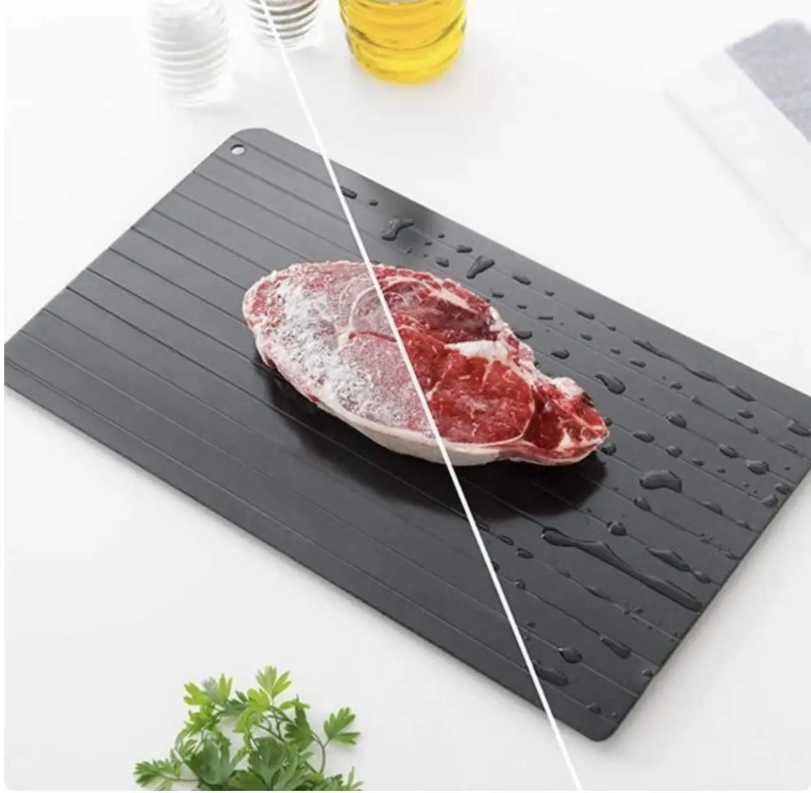 Defrosting Tray Meat Thawing Board Eco Friendly Defrost and Thaw Meat Quick and Safe