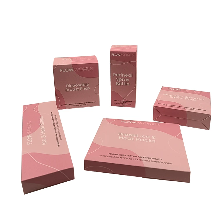 Best Selling New Design Pink Cardboard Box Customized Small Packing Boxes Packaging Paper Box