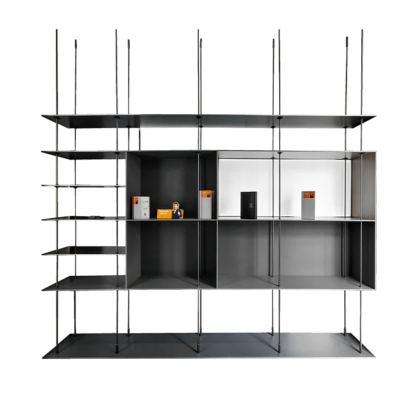 Household Decorative Luxury Aluminum Alloy Wood Panel Display Cabinet Ornament Cabinet