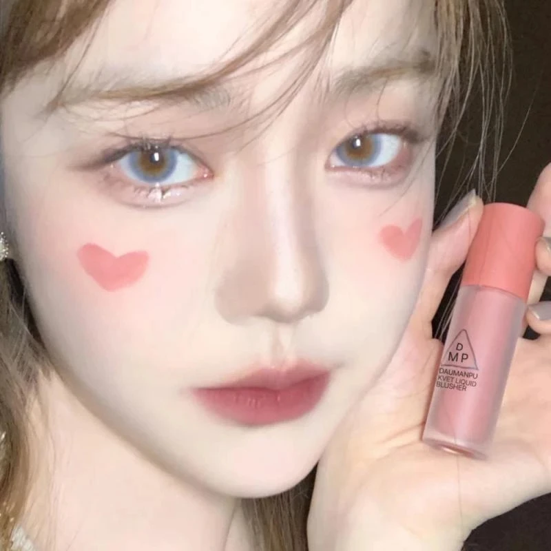 Makeup Liquid Blusher Silky Blush 4 Color Natural Cheek Blush Face Contour Makeup blush customized private label