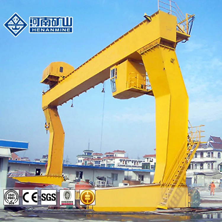 Good quality hot sale high technique cabin control Single Girder L type electric Hoist Rail travelling goliath crane