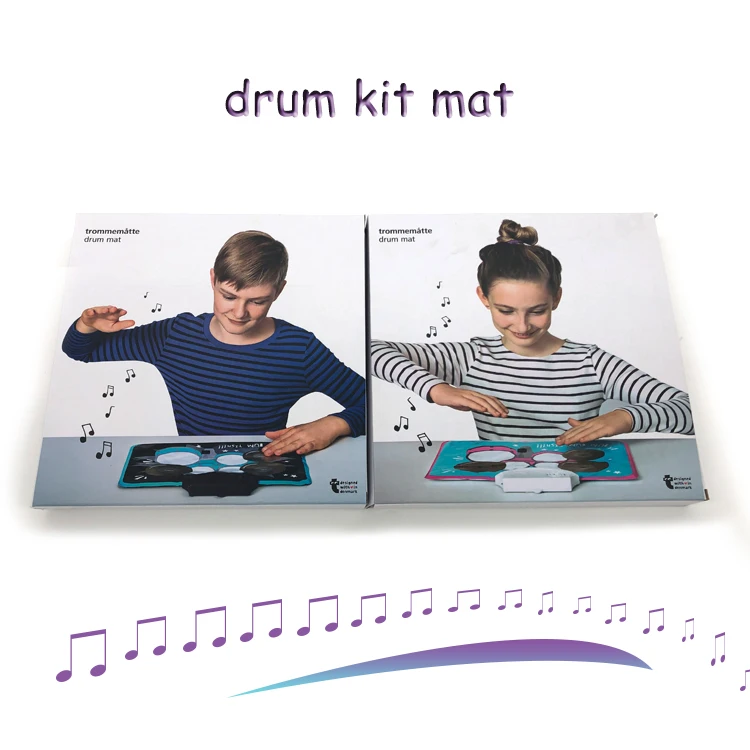 Hot selling Creative Puzzle Toys Baby Play Electronic Music Mat   Drums Set for early learning best gift for Christmas