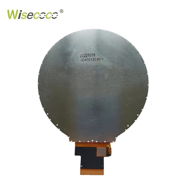 Wisecoco 4 Inch Round Uart Screen Module Industrial Control Solution 720*720 SPI RGB Support TTL RS485 232 Hmi Display Module