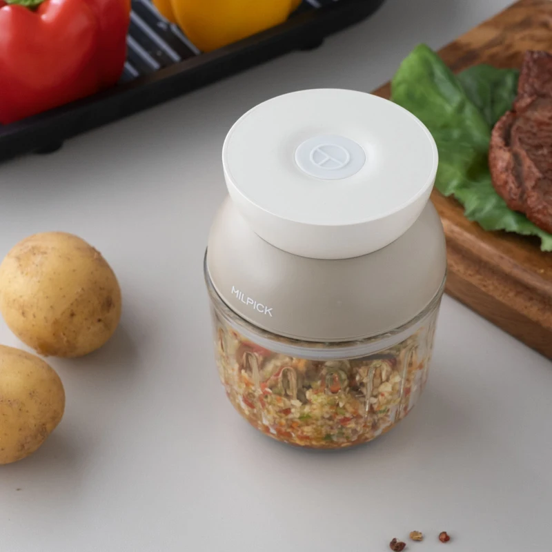 New custom home kitchen wireless usb electric multi-function garlic food vegetable chopper