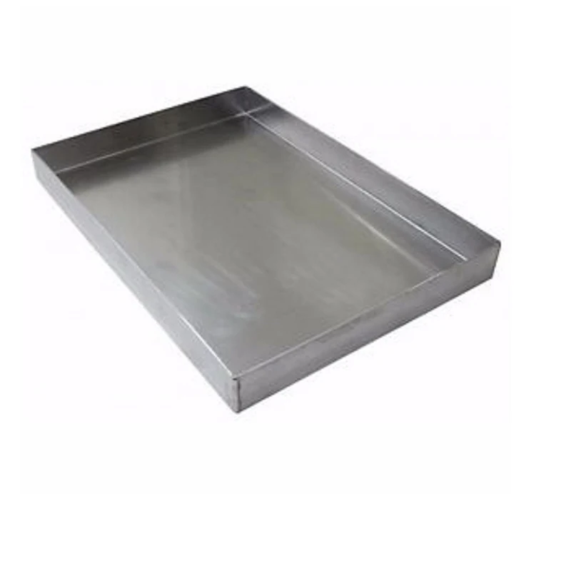 Custom Size OEM New Large Deep Stamped Nickel Plated Stainless Steel Sheet Metal Tray