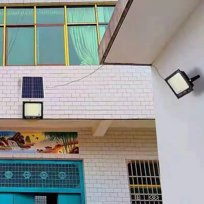 Best selling outdoor garden solar flood light rechargeable led all in one solar street light