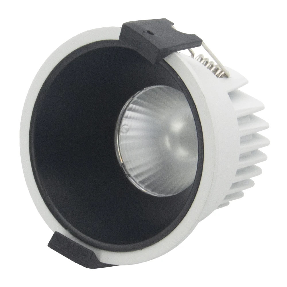 2.5 inch cob trimless downlight housing 12W led spotlight 85mm lamp housing down light body