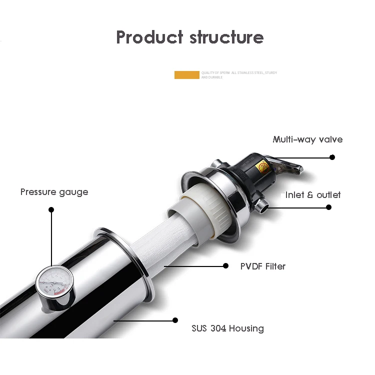 3500 L/H High Quality domestic water filter system, Whole House UF Water Purifier