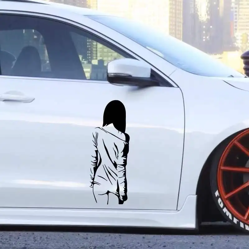 Sexy beauty background car door stickers body car stickers hood car stickers