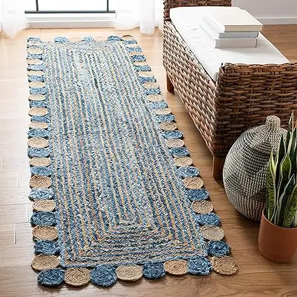 Джинсовый коврик из денима