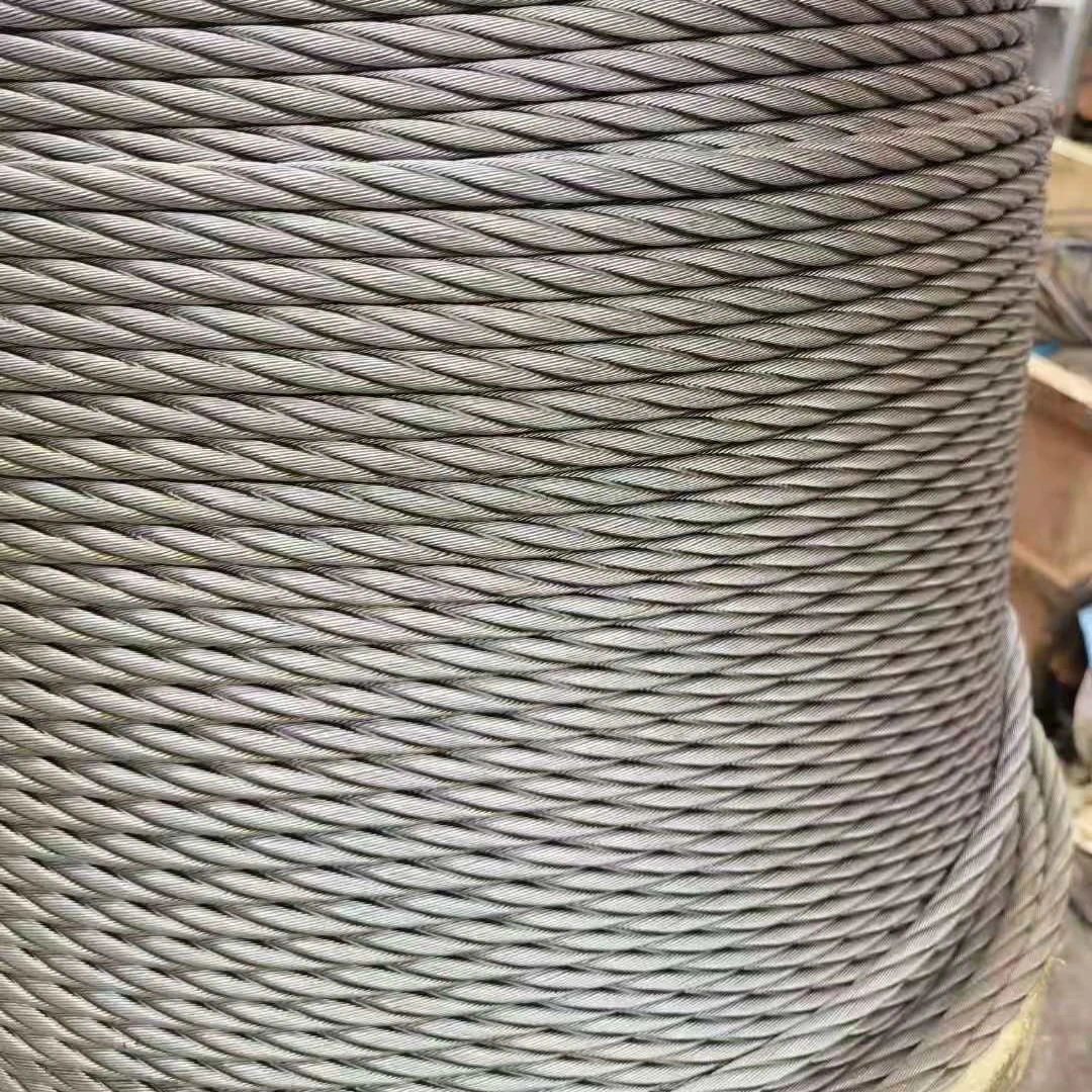 Неоцинкованный трос 4 в * 39S + 5FC/4v39s для грузового крана 21 мм 17 18