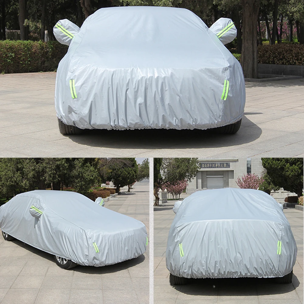 Mucheky Waterproof All Weathe Protector Hail Windproof UV Resistant Snow Rain Dust Hail Protection Car Covers For MPV SUV Sedan