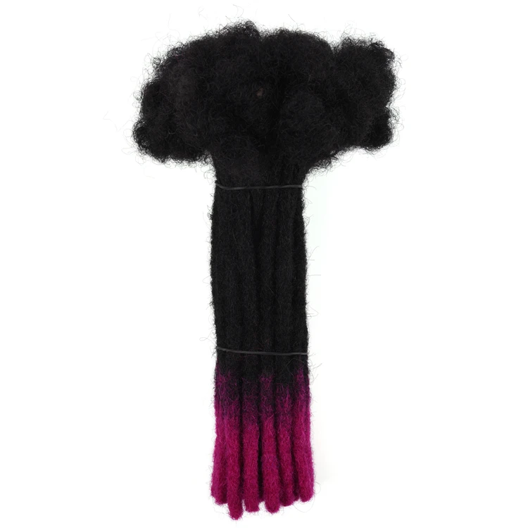 YS Soft Human Hair Dreadlock Extension,Locs Dreadlock Braids,Permanent Loc Extensions Human Hair Natural Locs Dreadlock Hair