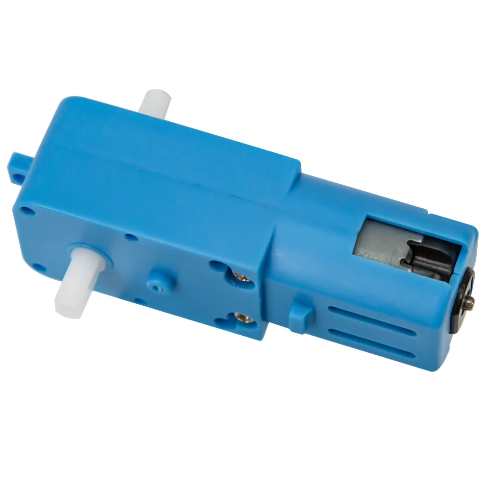 DC 3V-6V 1:48 Gear Motor Dual-shaft Gear Motor Robot Intelligent Vehicle Speed Reducer TT Motor Blue