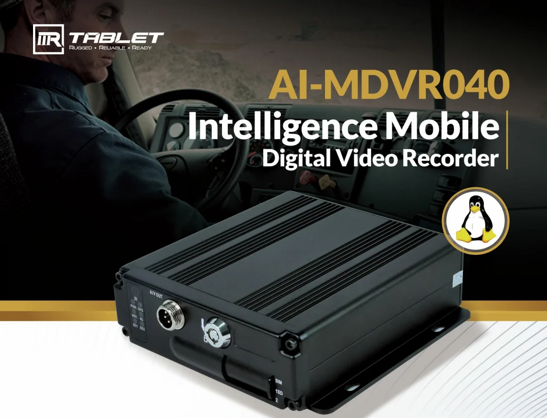 Intelligent 4G GPS WiFi MDVR with 4 Channel  AHD 720P 1080P Cameras for Asset Tracking System