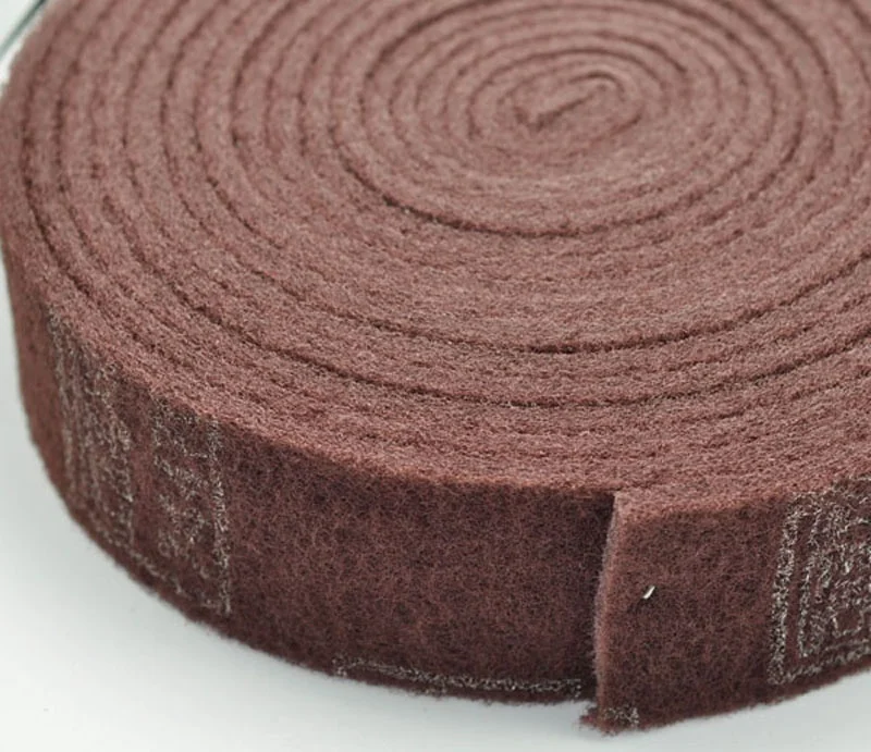 Scotch brite 3M 7447C ручной инструмент Шлифовальная прокладка 》 нетканый 3 м Чистящая салфетка лак для дерева