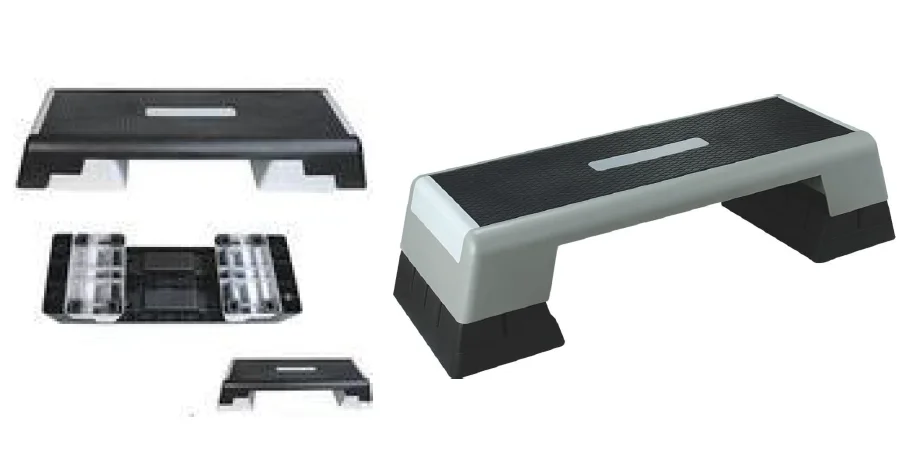 Best Supplier Training Equipment Plastic Fitness Home Exercise Step Platform Adjustable Aerobic Step