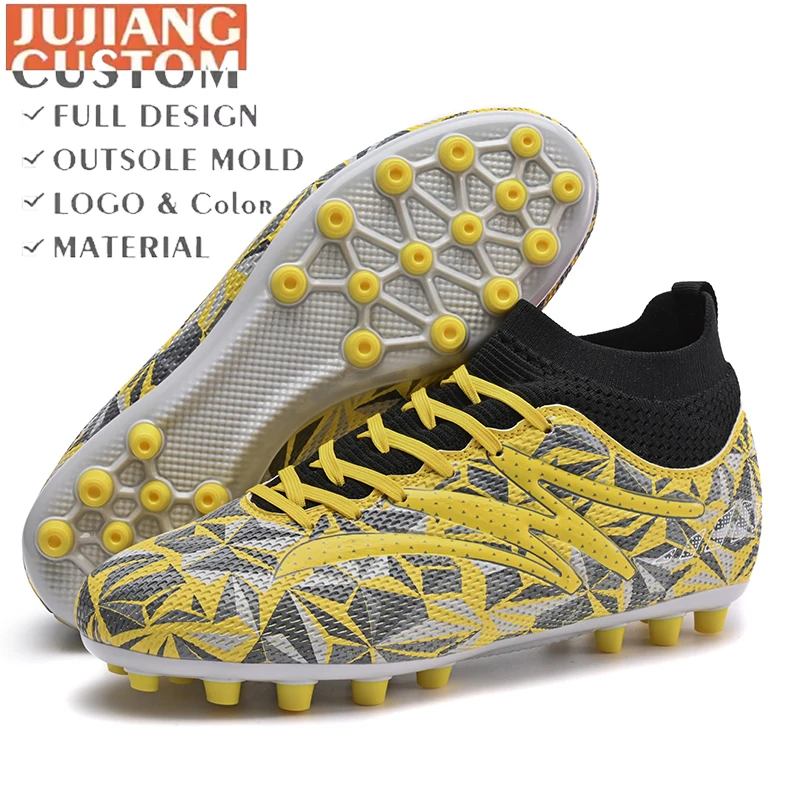 Design Shoes Custom Sneakers American Turf Outdoor Football Shoes Accessories Football Cleats Soccer Ball Size 4 White Tennis