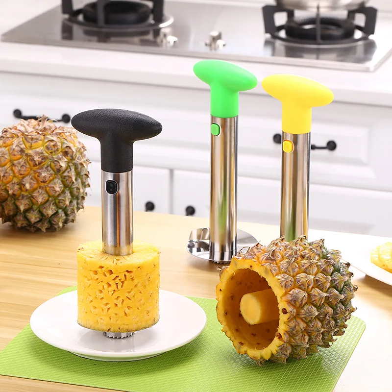 2021 Stainless Steel Pineapple Corer Peeler Fruit Slicer Kitchen Gadget