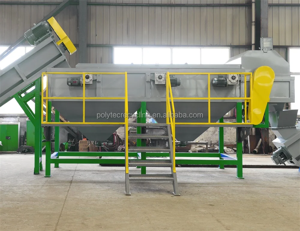 Plastic recycling machine PE PP flake washing production line automatic production line