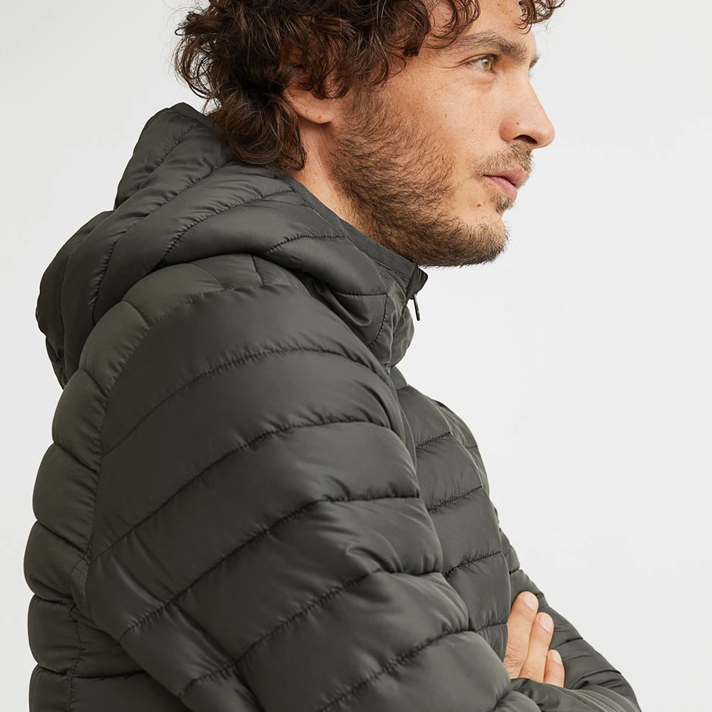 OEM Wholesale Best Quality Men Windproof Men Puffer Jacket 100% Nylon Made Winter Warm Puffer Jacket