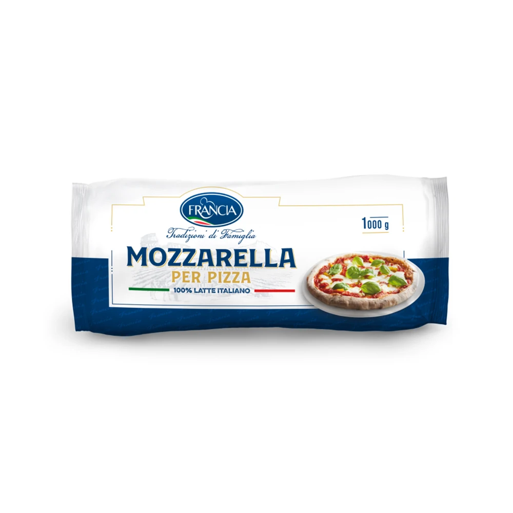 Made In Italy 1Kg Mozzarella for Cooking Fiordilatte Block Fresh Cheese for Pizza Export
