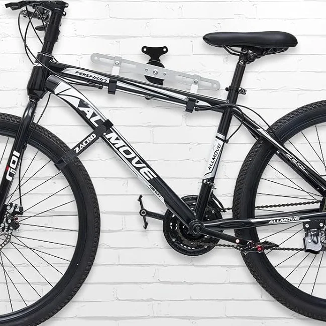 Horizontal Wall Mount Hanger Indoor Bicycle Hook Holder Storage Rack for Home or Garage