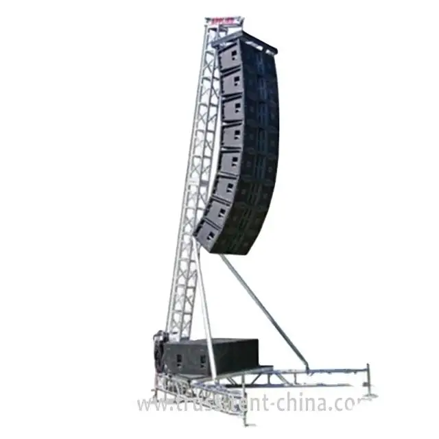 XY truss company 8m large outdoor line larry trusses aluminum triangle speaker truss tower for sale