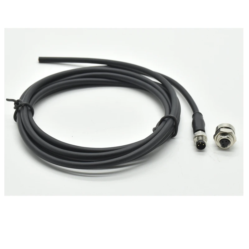 Connectorsupplier Signal controllerus M8 wireconnector 3 pin cable malesmall Waterproof connector