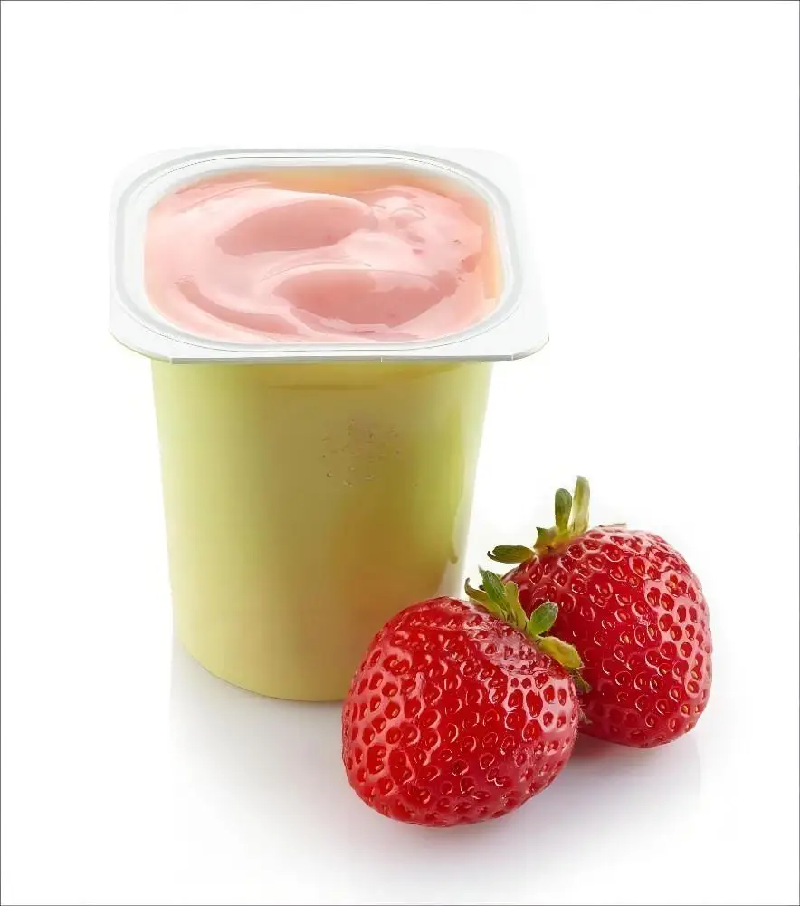 Wholesale custom disposable plastic pudding cup and milkshake for food