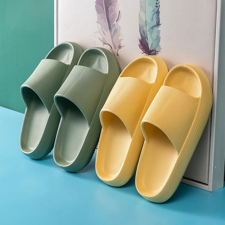 Wholesale Shower Summer Sandals Open Toe Soft Extra Thick House Slides Cloud Eva Slippers
