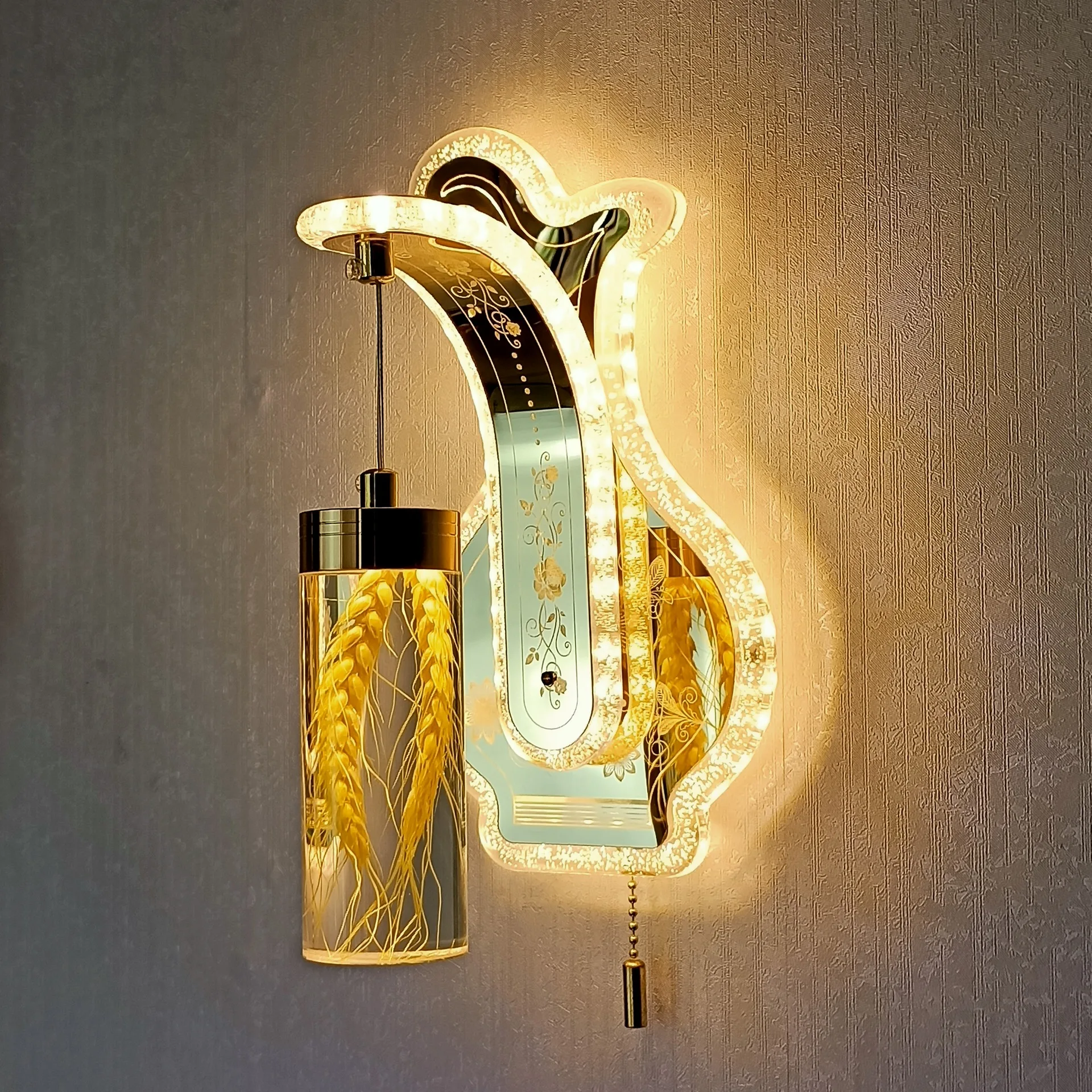Mounted Bedside Restaurant Sconce Decor Living Room Luxury Decorative Bulb Bracket Exterior Led Wall Light Indoor Modern
