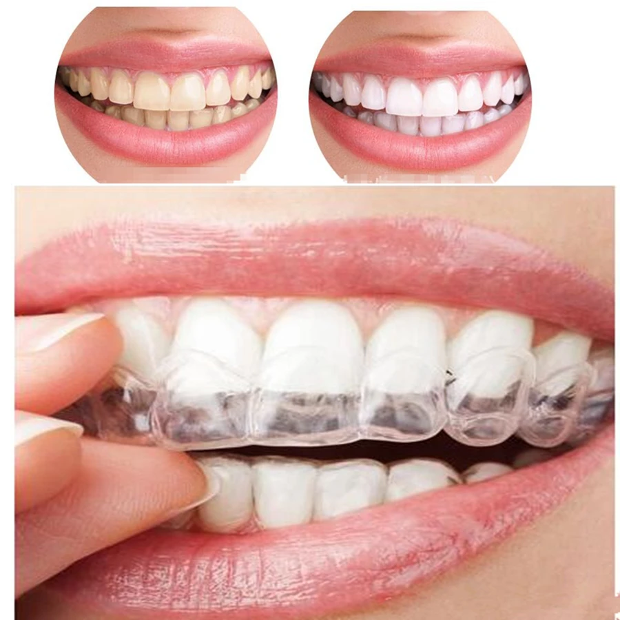 Silicone Gel Hygiene Dental Oral Teeth Tooth Whitening Trays Anti Grinding Tooth Whitener Mouth Night Guard Bruxism Braces