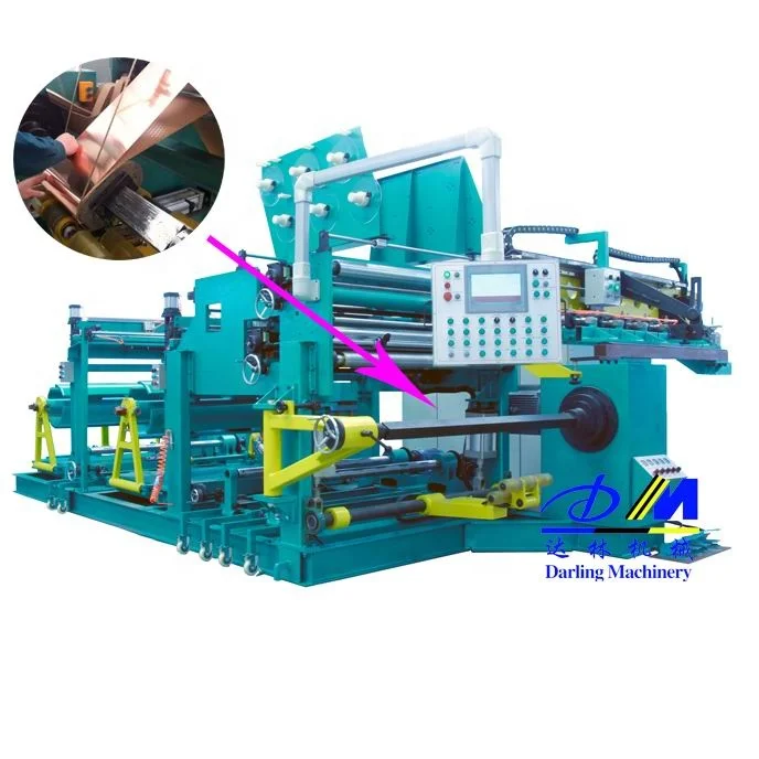 Darling Machinery new generation 500-1600mm BRJ transformer copper aluminum LV foil winding machine