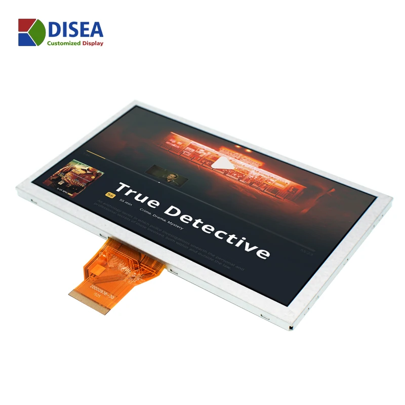 DISEA 800*480 RGB 24bit Interface  8 inch Custom  lcd screen