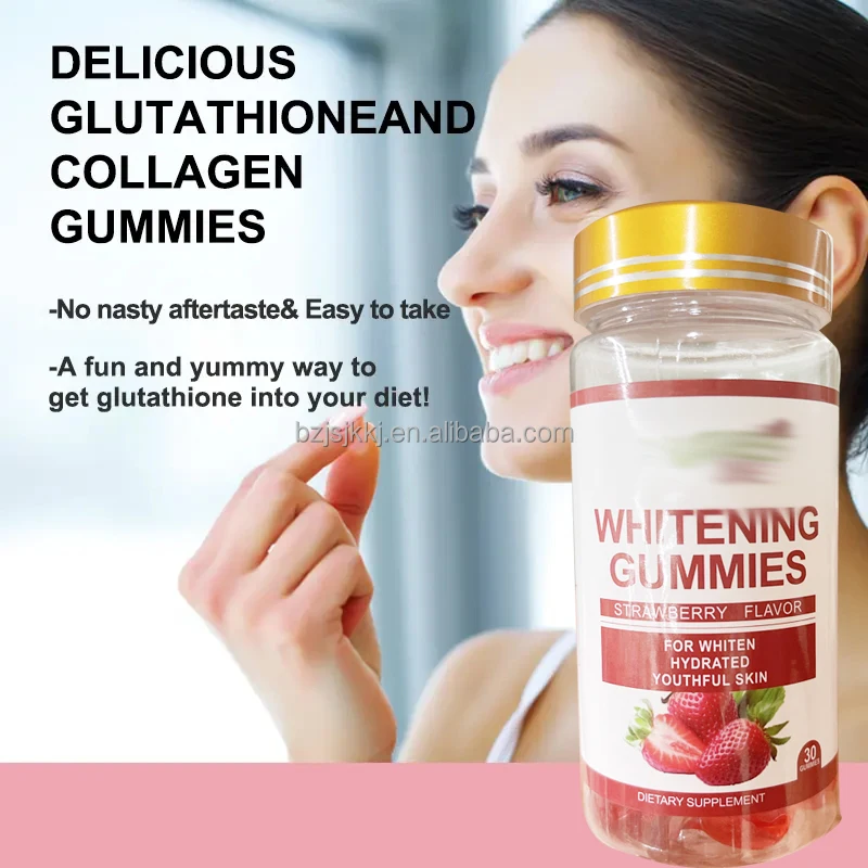 OEM Collagen Gummies with Biotin Zinc Vitamin C and E  Hair Growth Skin Care Strong Nails Protein Supplements Nail Growth