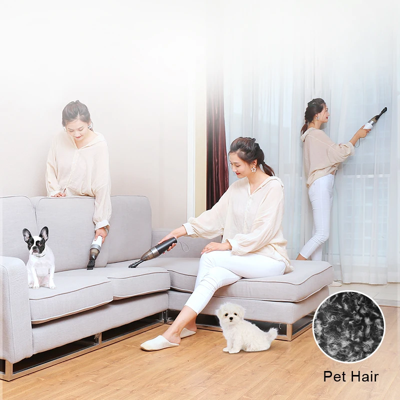 
YANTU V05 rechargeable cordless car vacuum cleaner 
