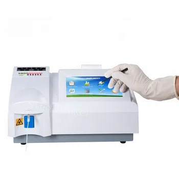 Hospital-specific Veterinary Semi-auto Chemistry Analyzer French Russian Blood Testing Biochemistry Analyzer for Animal