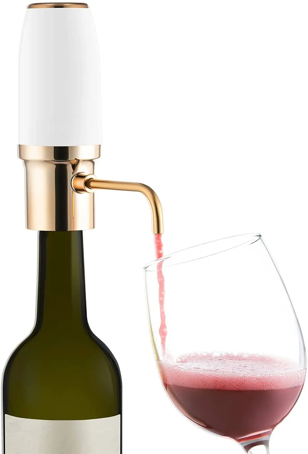 Electric Wine Aerator Pourer Automatic Smart Decanter Dispenser Rechargeable with Micro USB Cable