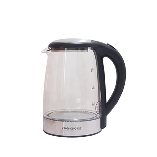 
Home Kitchen Appliance Hot sales 1.7L Temperature changeable Electric Glass Kettle With LED Light 