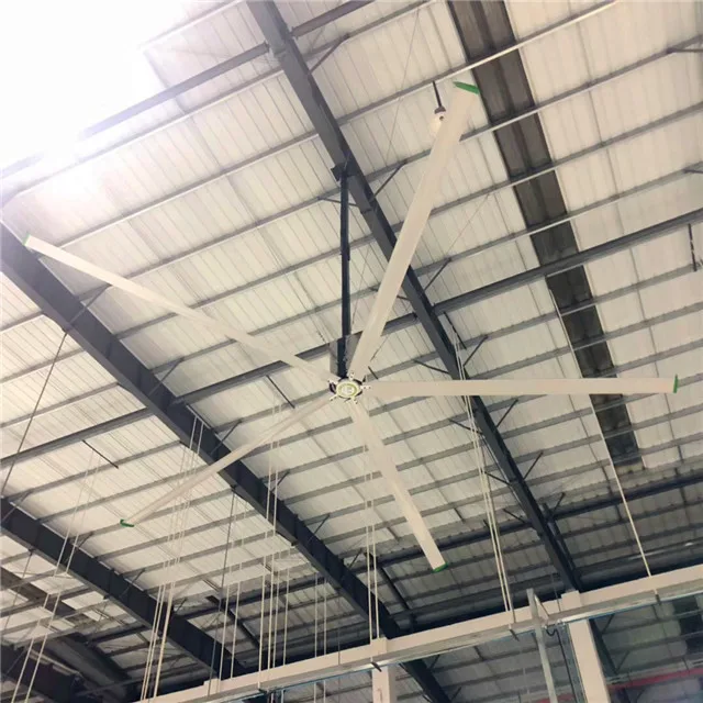 
7.3M industrial big ceiling fan in workshop 380V/220V 